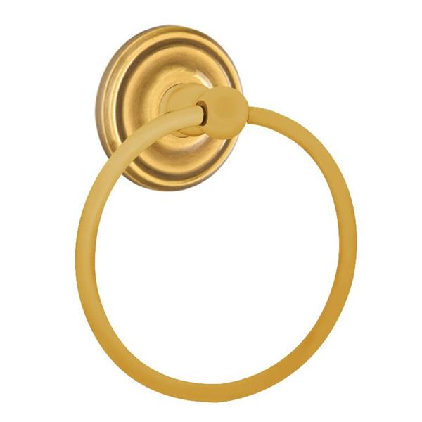 Emtek - Traditional Brass Towel Ring, 6-7/8 Inch