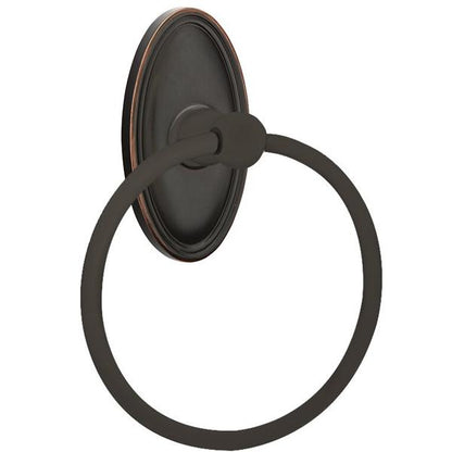 Emtek - Traditional Brass Towel Ring, 6-7/8 Inch