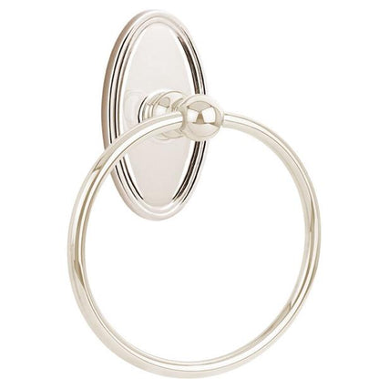 Emtek - Traditional Brass Towel Ring, 6-7/8 Inch