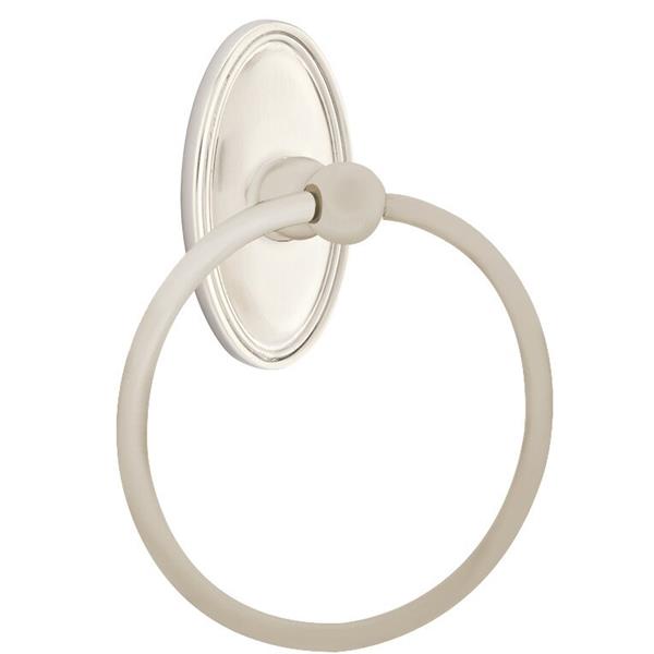Emtek - Traditional Brass Towel Ring, 6-7/8 Inch