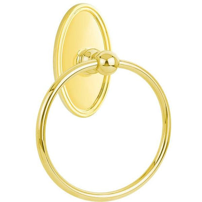 Emtek - Traditional Brass Towel Ring, 6-7/8 Inch