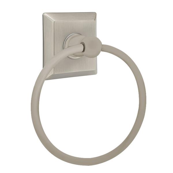 Emtek - Traditional Brass Towel Ring, 6-7/8 Inch