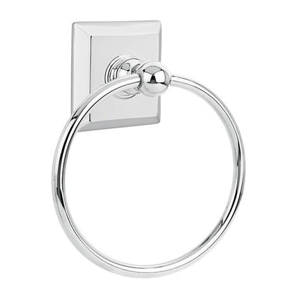 Emtek - Traditional Brass Towel Ring, 6-7/8 Inch