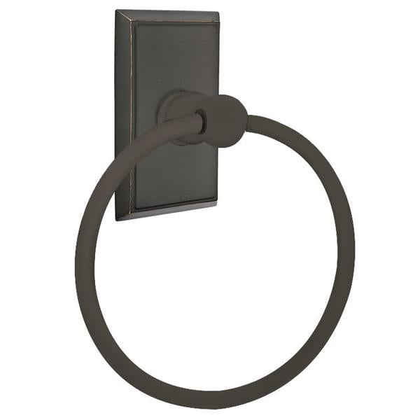 Emtek - Traditional Brass Towel Ring, 6-7/8 Inch