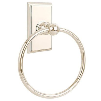 Emtek - Traditional Brass Towel Ring, 6-7/8 Inch