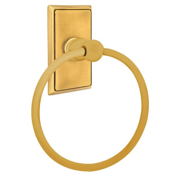 Emtek - Traditional Brass Towel Ring, 6-7/8 Inch