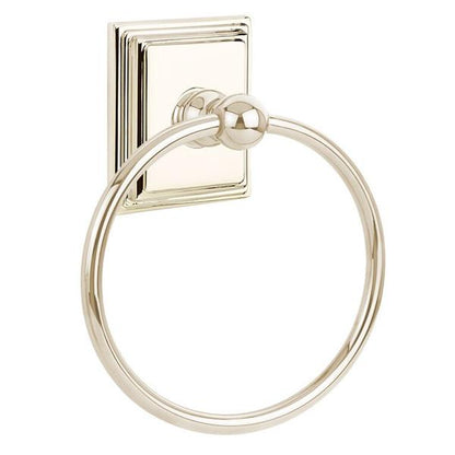 Emtek - Traditional Brass Towel Ring, 6-7/8 Inch