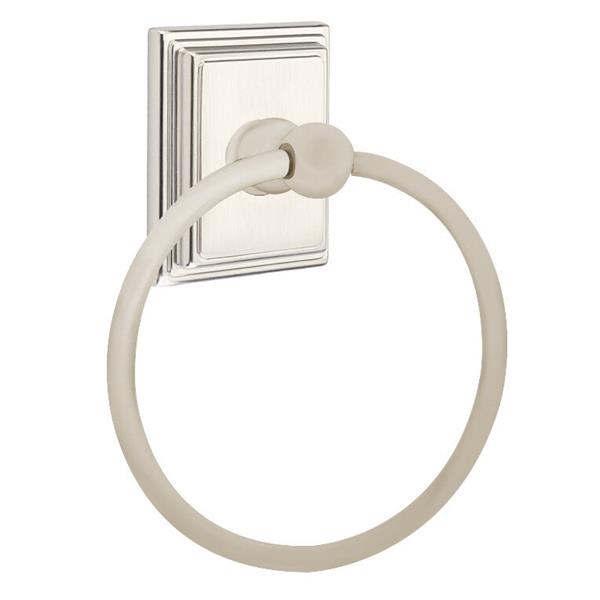 Emtek - Traditional Brass Towel Ring, 6-7/8 Inch