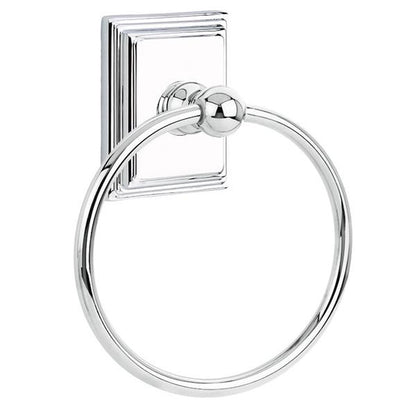 Emtek - Traditional Brass Towel Ring, 6-7/8 Inch
