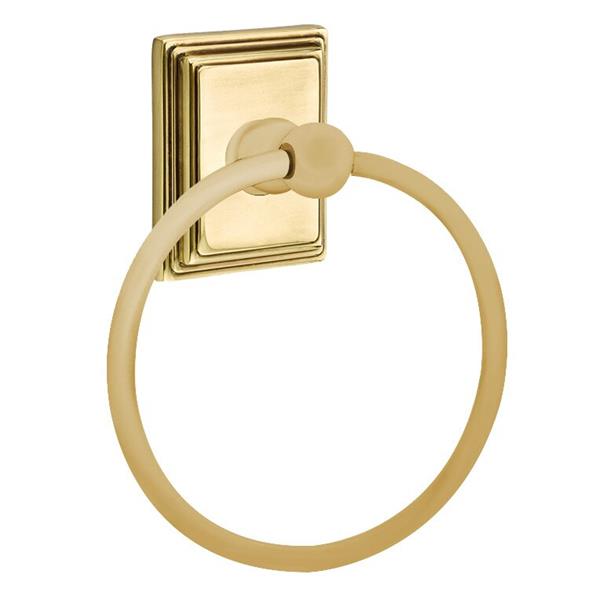 Emtek - Traditional Brass Towel Ring, 6-7/8 Inch