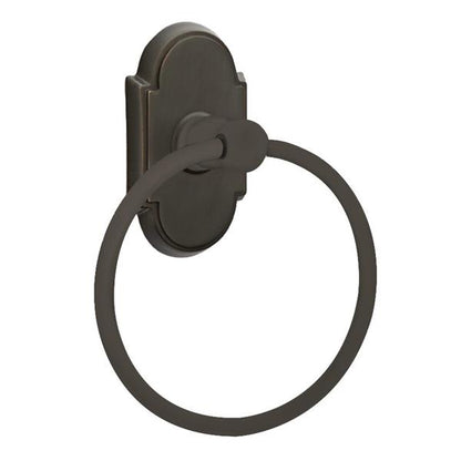 Emtek - Traditional Brass Towel Ring, 6-7/8 Inch