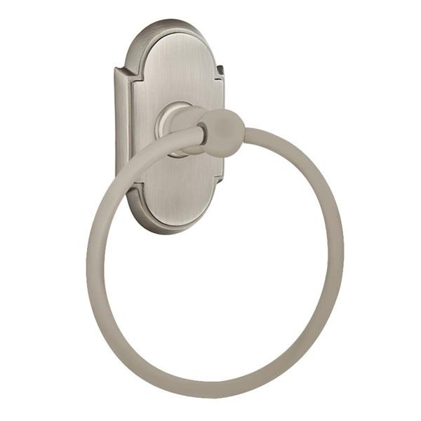 Emtek - Traditional Brass Towel Ring, 6-7/8 Inch