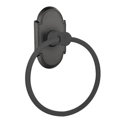 Emtek - Traditional Brass Towel Ring, 6-7/8 Inch