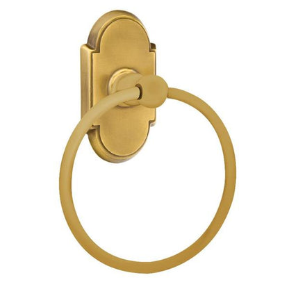Emtek - Traditional Brass Towel Ring, 6-7/8 Inch