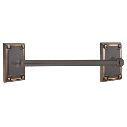 Emtek - Traditional Brass Towel Bar, 18 Inch