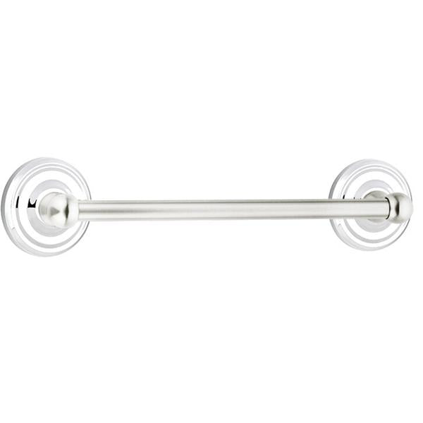 Emtek - Traditional Brass Towel Bar, 18 Inch