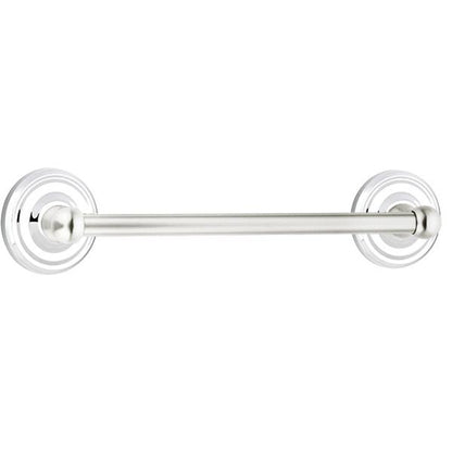 Emtek - Traditional Brass Towel Bar, 18 Inch