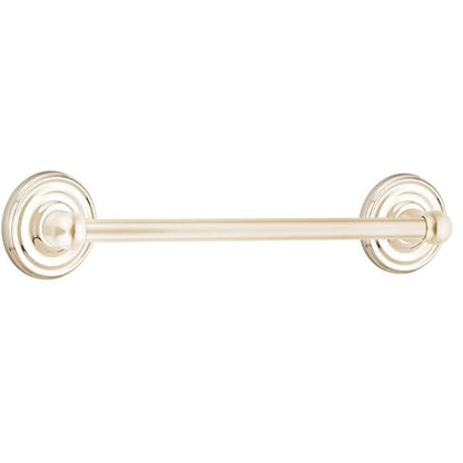 Emtek - Traditional Brass Towel Bar, 18 Inch