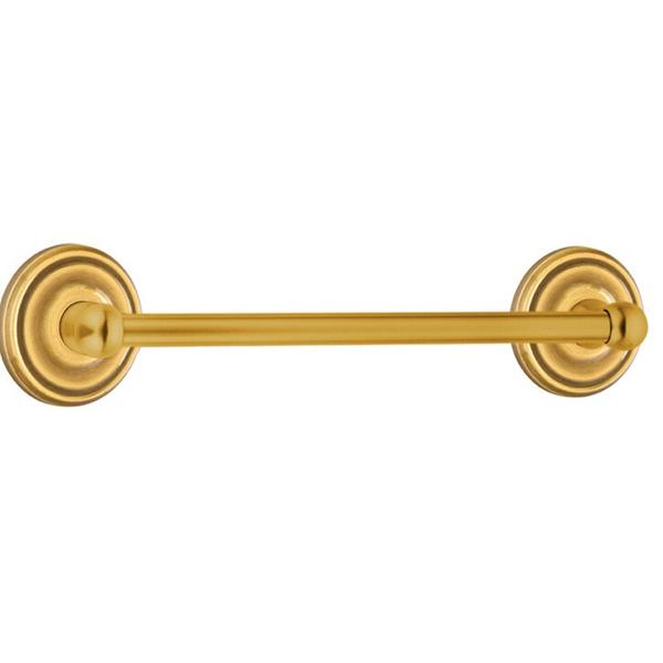 Emtek - Traditional Brass Towel Bar, 18 Inch