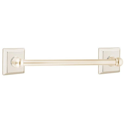 Emtek - Traditional Brass Towel Bar, 18 Inch