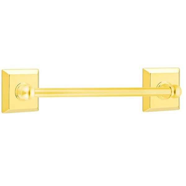 Emtek - Traditional Brass Towel Bar, 18 Inch