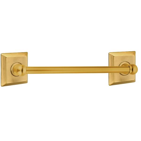 Emtek - Traditional Brass Towel Bar, 18 Inch