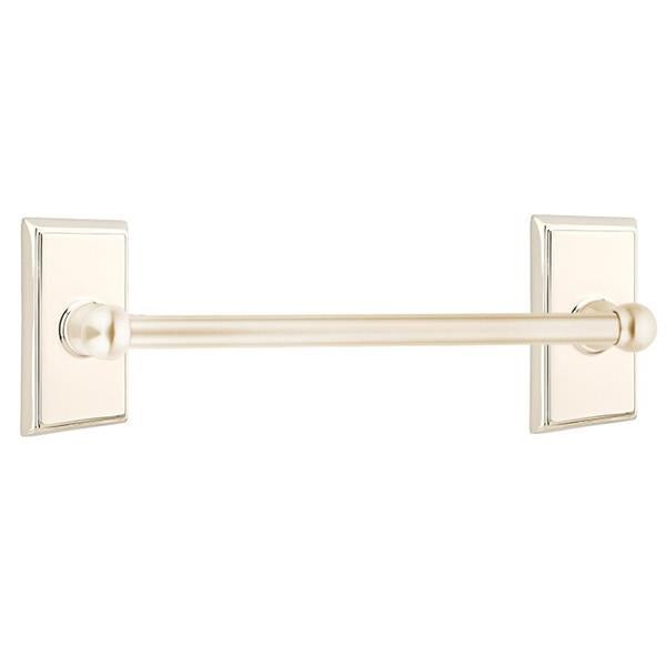 Emtek - Traditional Brass Towel Bar, 18 Inch