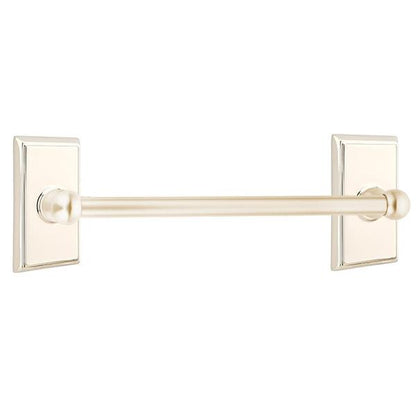 Emtek - Traditional Brass Towel Bar, 18 Inch
