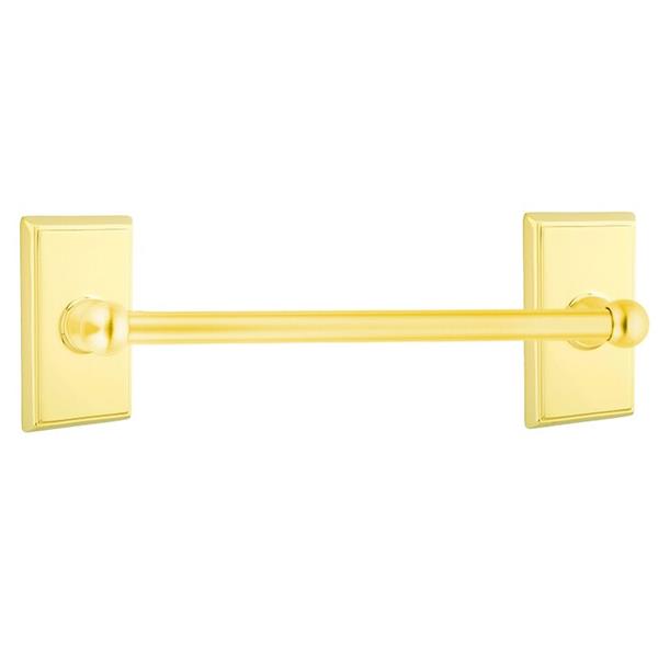 Emtek - Traditional Brass Towel Bar, 18 Inch