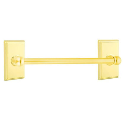 Emtek - Traditional Brass Towel Bar, 18 Inch