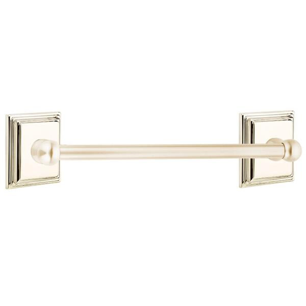 Emtek - Traditional Brass Towel Bar, 18 Inch