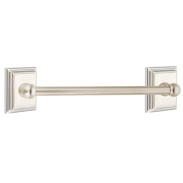 Emtek - Traditional Brass Towel Bar, 18 Inch