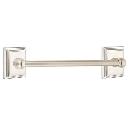 Emtek - Traditional Brass Towel Bar, 18 Inch