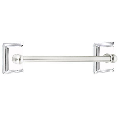Emtek - Traditional Brass Towel Bar, 18 Inch