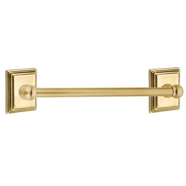 Emtek - Traditional Brass Towel Bar, 18 Inch