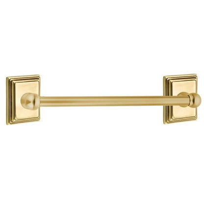 Emtek - Traditional Brass Towel Bar, 18 Inch
