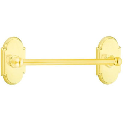 Emtek - Traditional Brass Towel Bar, 18 Inch