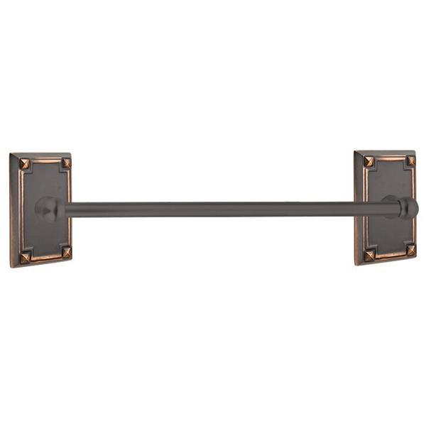 Emtek - Traditional Brass Towel Bar, 24 Inch