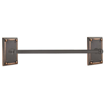 Emtek - Traditional Brass Towel Bar, 24 Inch