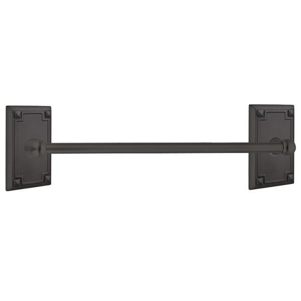 Emtek - Traditional Brass Towel Bar, 24 Inch