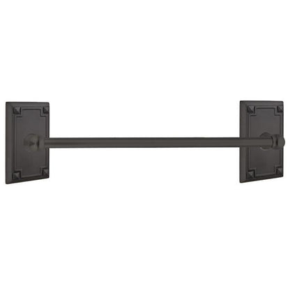 Emtek - Traditional Brass Towel Bar, 24 Inch