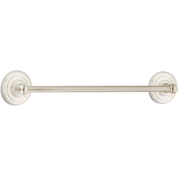 Emtek - Traditional Brass Towel Bar, 24 Inch
