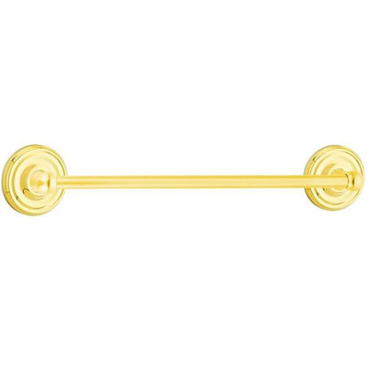 Emtek - Traditional Brass Towel Bar, 24 Inch