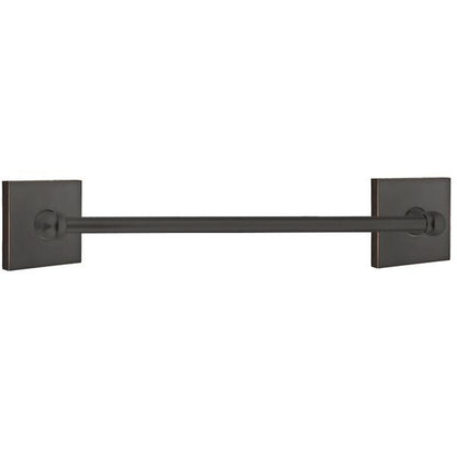 Emtek - Traditional Brass Towel Bar, 24 Inch