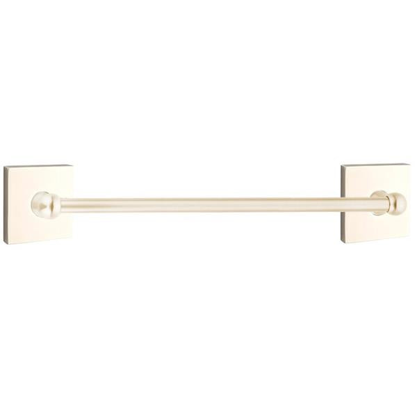 Emtek - Traditional Brass Towel Bar, 24 Inch