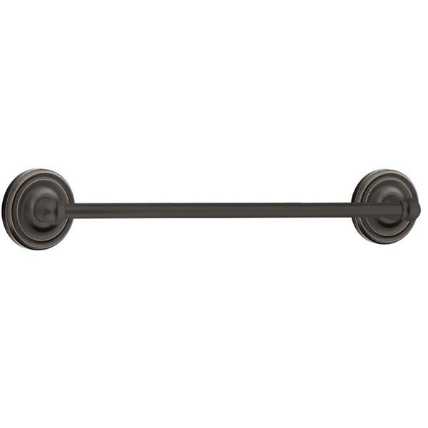 Emtek - Traditional Brass Towel Bar, 24 Inch