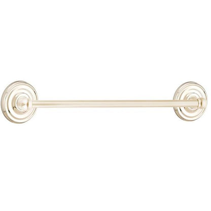 Emtek - Traditional Brass Towel Bar, 24 Inch