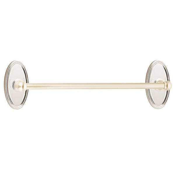Emtek - Traditional Brass Towel Bar, 24 Inch