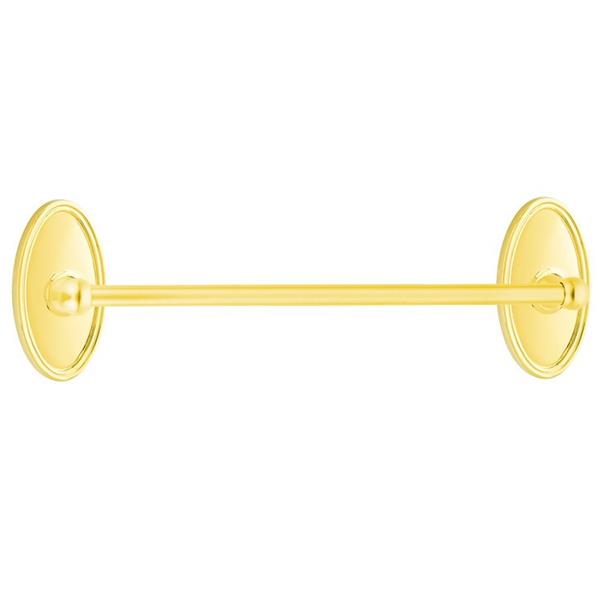 Emtek - Traditional Brass Towel Bar, 24 Inch
