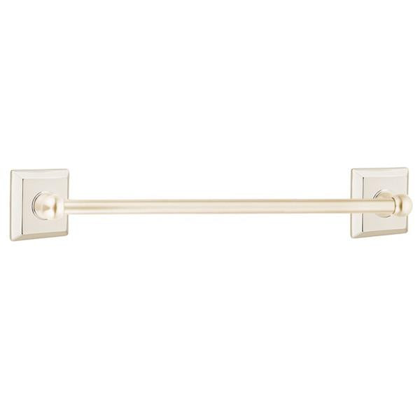 Emtek - Traditional Brass Towel Bar, 24 Inch